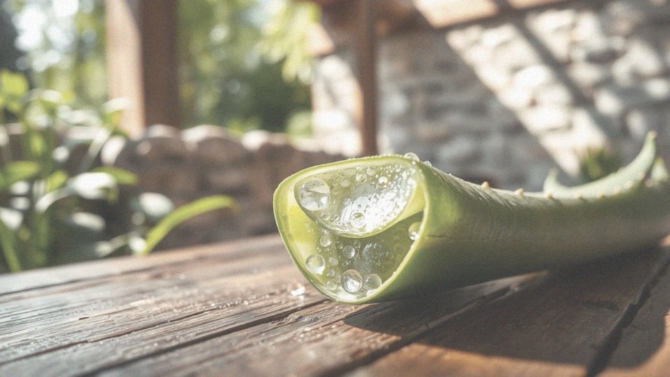 W jaki sposób aloes wspomaga regenerację naskórka?