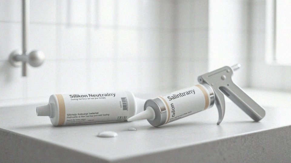 Jakie są różnice między silikonem neutralnym a silikonem sanitarnym?
