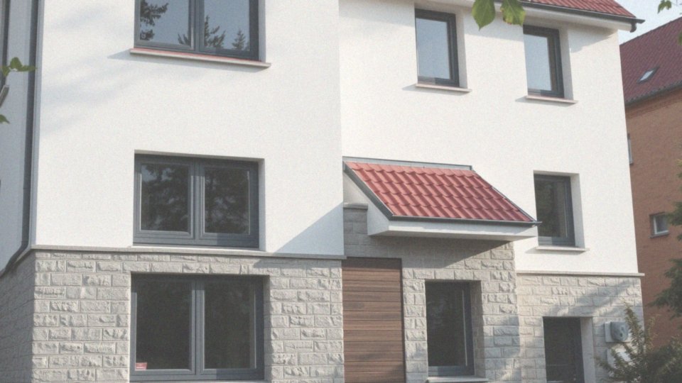 Jakie są trendy w elewacjach budynków z wiśniowym dachem?