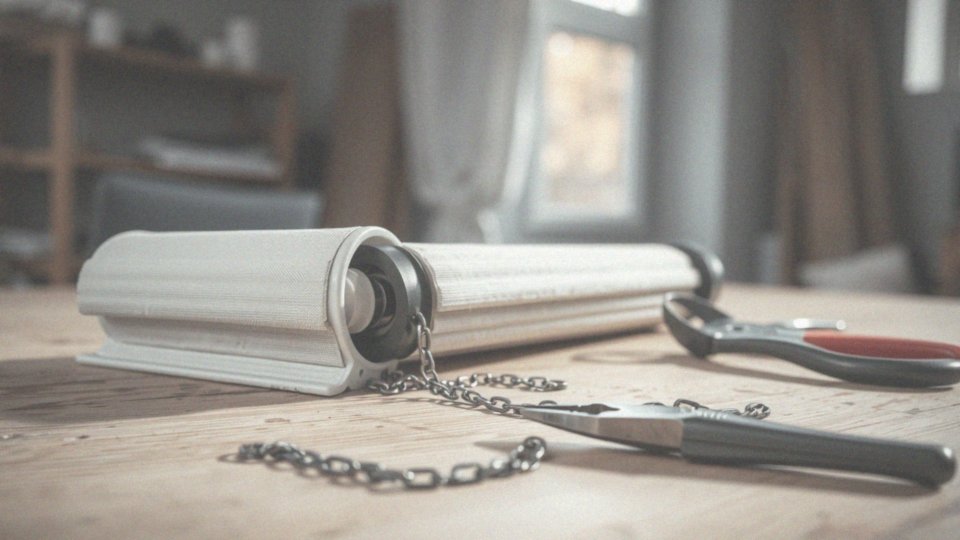 Jak samodzielnie wymienić łańcuszek w roletach dzień noc?