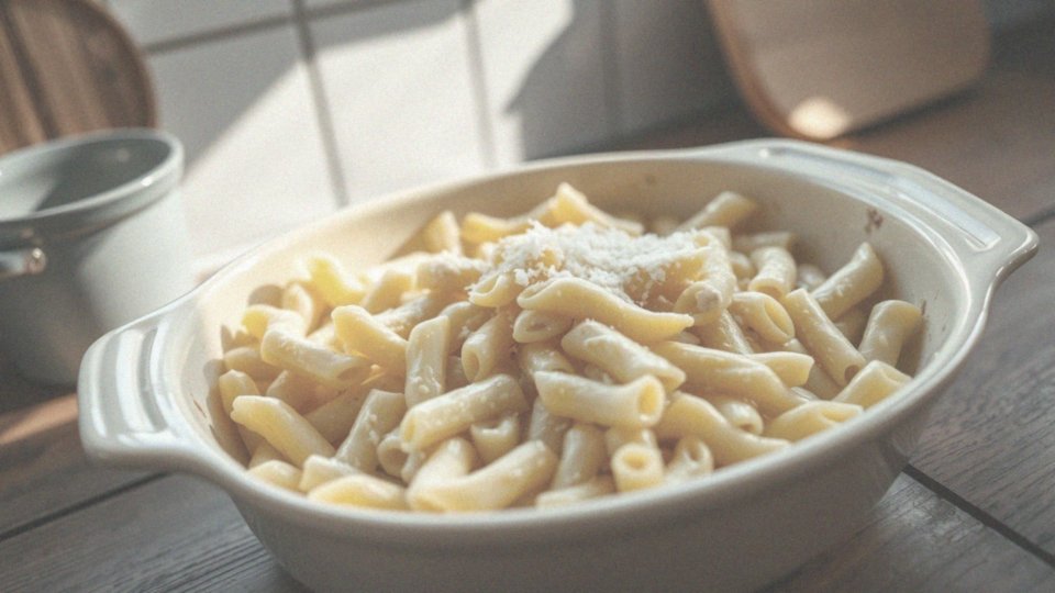 Jak umieścić makaron w naczyniu żaroodpornym?