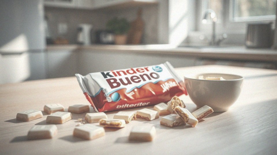 Jakie są zawartości tłuszczu w Kinder Bueno White?