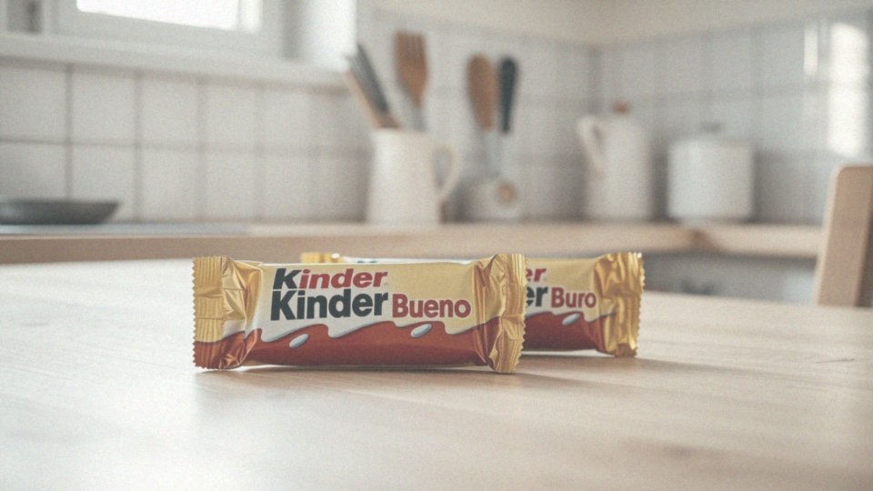 Ile kalorii ma 3× porcja Kinder Bueno?