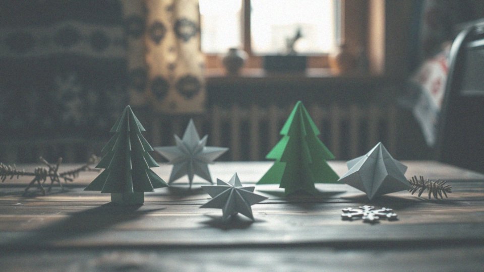Jakie ozdoby choinkowe można stworzyć w metodzie origami?