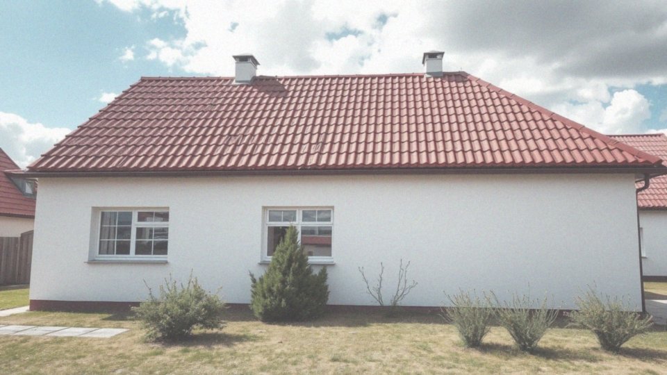 Jakie kontrasty kolorystyczne należy rozważyć przy wyborze elewacji do wiśniowego dachu?