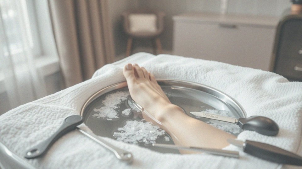 Jak przygotować stopy do pedicure hybrydowego?